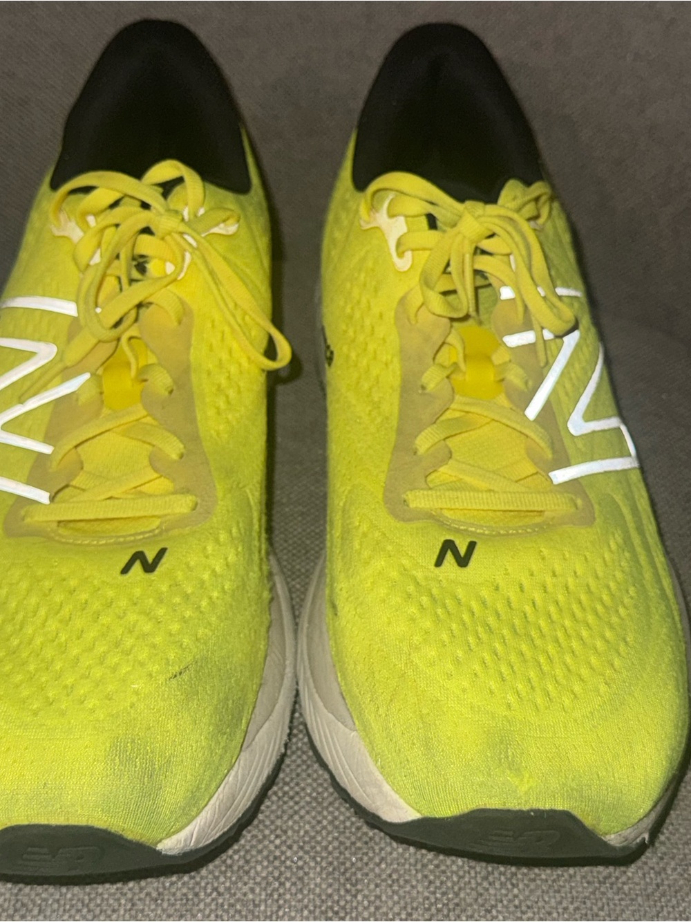 New Balance Men’s Athletic Shoes - Bright Yellow with Black Accents
